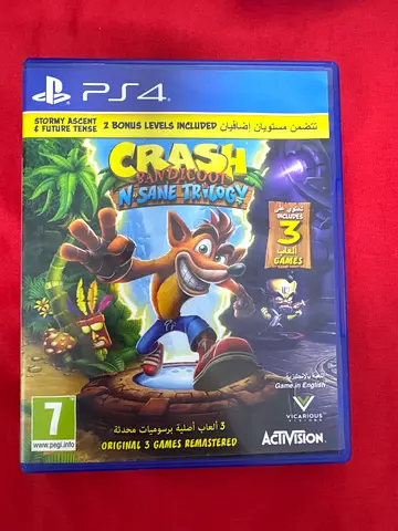Crash Bandicoot PS4 Game Disc – excellent Condition