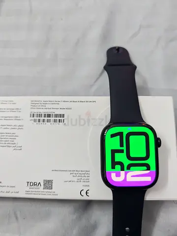 Apple Watch Series 11 46mm GPS - Black Aluminium with Black Sport Band