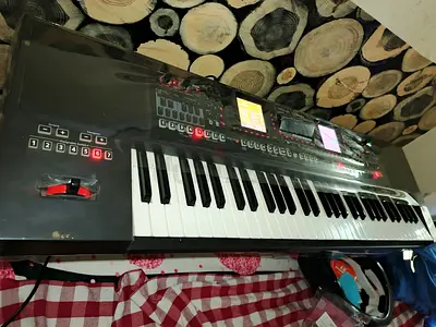 Roland E-A7 Used 61-Key Electronic Keyboard with Built-in Speakers and Display