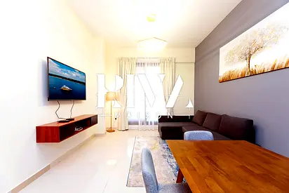 Furnished 1BR | Escan Marina Tower | Balcony & City View