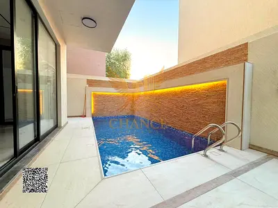 Luxury Villa with Private Swimming Pool for Sale in Al Helio 2, Ajman | Water, Electricity & Central AC Included