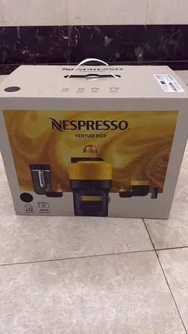 Nespresso Vertuo Pop Coffee Machine (boxed) - Yellow