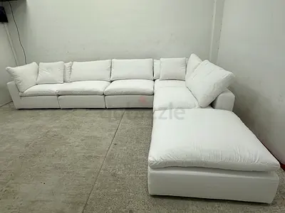 Marina home luscious sofa with footstool