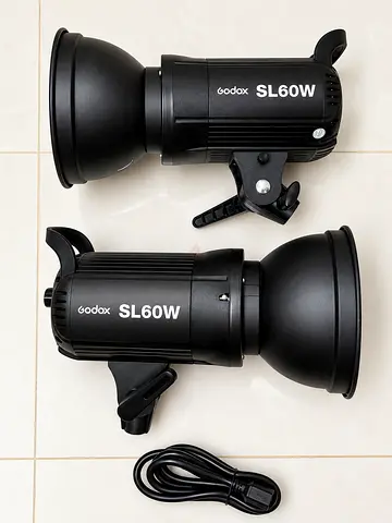 Godox SL60W LED Studio Lights, Set of 2
