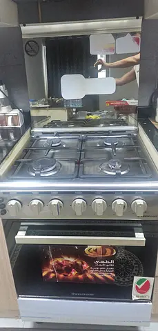 Stainless Steel Freestanding Gas Range with Oven - Good Condition