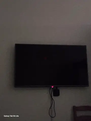 42-inch flat panel TV wall-mounted, good working condition