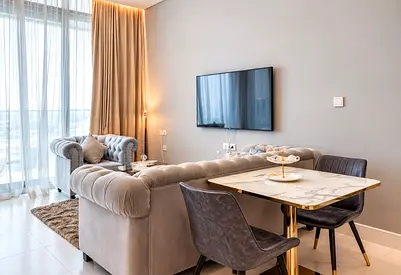 Business Bay Studio | Burj Khalifa View | Pool & Gym