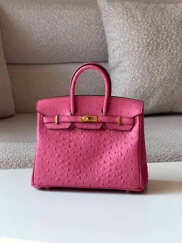 HERMES BIRKIN OSTRICH 25CM