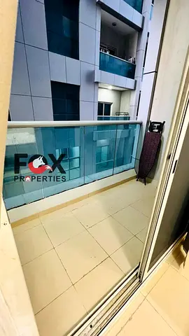 Furnished 1BR Apartment for Annual Rent in City Tower, Ajman. 2 bathrooms, balcony and parking. AED