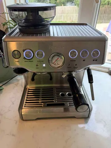 Breville BES870XL Barista Express Espresso Machine, Brushed Stainless Steel