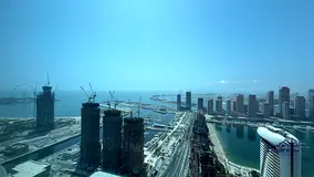 High-Floor 2BR | Marina & City Views | Unfurnished
