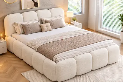Premium Quality King Size bed Luxury Bed With Spring Mattress Delivery Available
