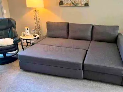 IKEA L shap Sofa store cum bed you can fix