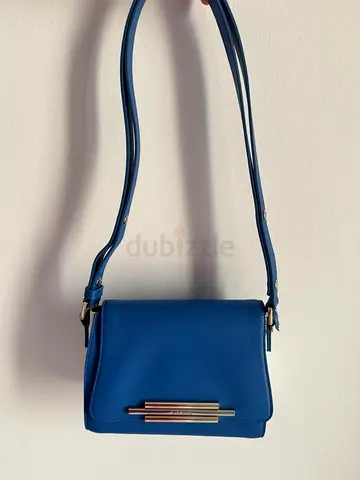Baldinini Blue Leather Shoulder Bag