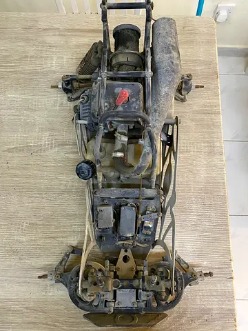 FG model sport Vintage large-scale remote control buggy chassis (for restoration)