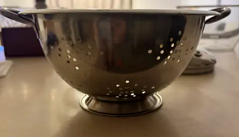 Stainless Steel Strainer - Used
