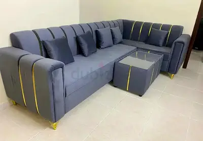 Brand New Luxury L shape Sofa set Available