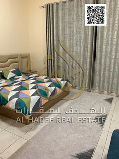 Monthly Studio for Rent – Al Jurf 2, Ajman ✨ Spacious studio 🍳 Separate kitchen 💡 All bill