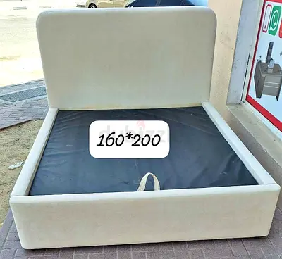 Brand New Luxury Cotton fabric Queen Bed Available