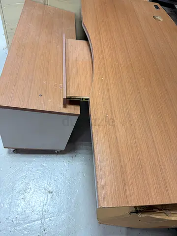 Used wooden office desk top / workstation - good condition