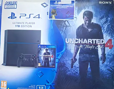 PS4 1TB with uncharted 4 games