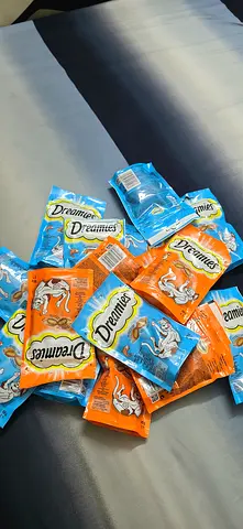 Bag of Dreamies Cat Treats — Assorted (Un-used)