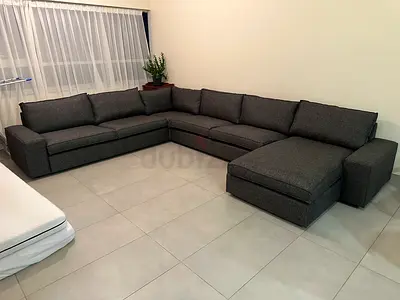 IKEA Kivik U-shaped sectional sofa with chaise