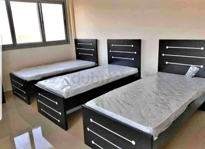New Single Bed Wood MDF with Mattress