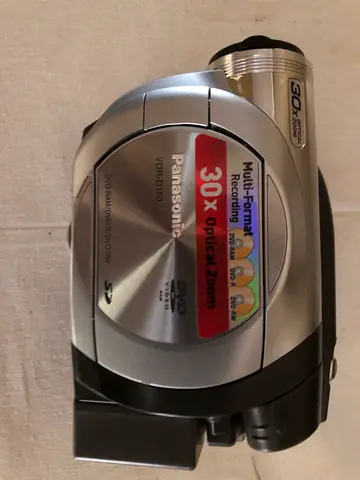 Video camera, Panasonic, Model: VDR D150GC, 30X optimal zoom, multi-format recording