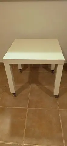Ikea lack table with wheels