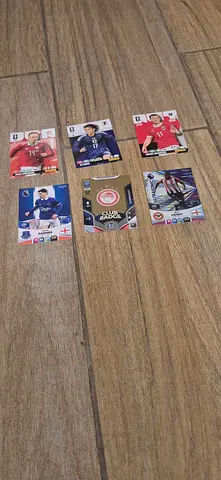 Set of 6 Football Trading Cards - Mixed Players
