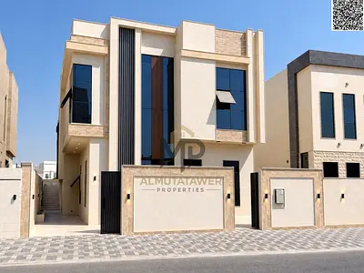 Villa for sale on Sheikh Mohammed Bin Zayed Road, situated on a main street near the park.