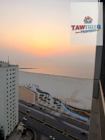 **Sea-View 1-Bedroom Apartment for Monthly Rent on Ajman Corniche,