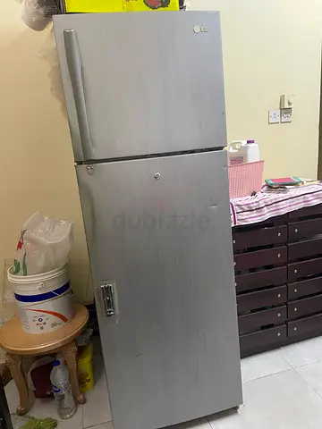 LG 2-door Refrigerator - Silver, Good Working Condition