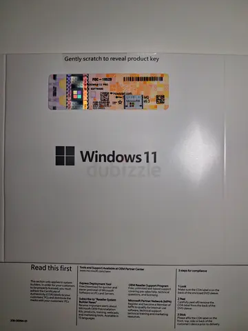 Microsoft Windows 11 Pro 64-bit English Original OEM DVD