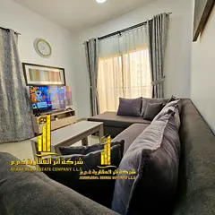 Luxury apartment for monthly rent - one bedroom and a hall with a balcony open view, fully furnished
