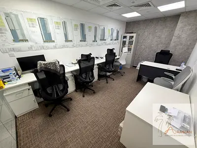 Fully furnished Office near Metro Station with dewa bill email