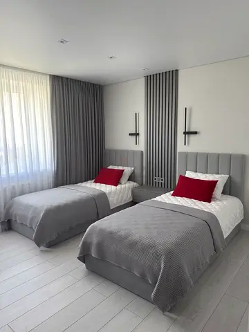 Light gray colour 90*200 single size 2 Beds