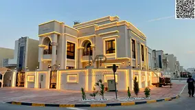 Luxury corner villa with a private pool for sale; features a prime location, high privacy, sophistic