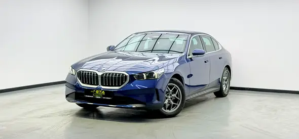 2025 BMW 520i, 2030 BMW Warranty + Service Pack, Full BMW Service History, Low Km, GCC