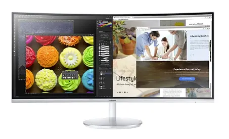Samsung 34 Inch 34CF791 Curved Ultrawide 100Hz WQHD 3440x1440 (Hdmi, DP, USB) AMD FreeSync Monitor