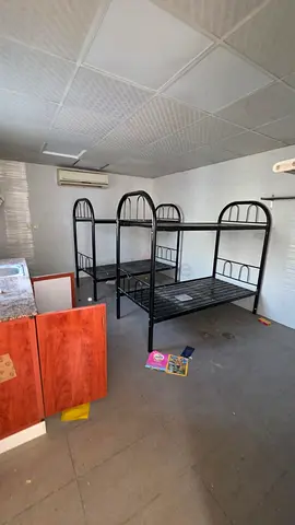 Metal Twin Bunk Beds (Set of 2) - Sturdy Black Frame