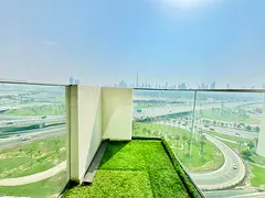Direct to Burj Al khalifa & Canal view Furnished studio huge Size just at 52k