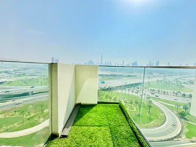 Direct to Burj Al khalifa & Canal view Furnished studio huge Size just at 52k