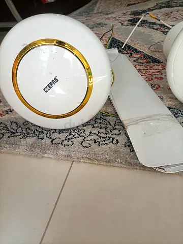 Used  Ceiling Fan - Round White