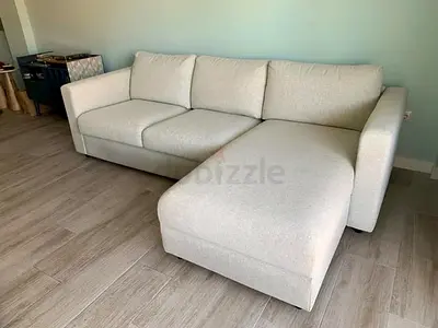 L shape sofa bed with storage Ikea VIMLE excellent condition