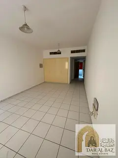 **15 Days Free!** Spacious studio in Al Khan featuring ample space, central air conditioning, and bu