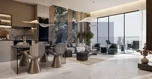 Furnished Studio | Samana South Haven 2 | Pool & Skyline View
