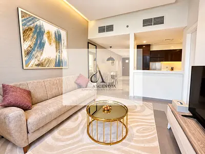 Modern 1-Bedroom Apartment with Burj Khalifa Views & Massive Open Terrace