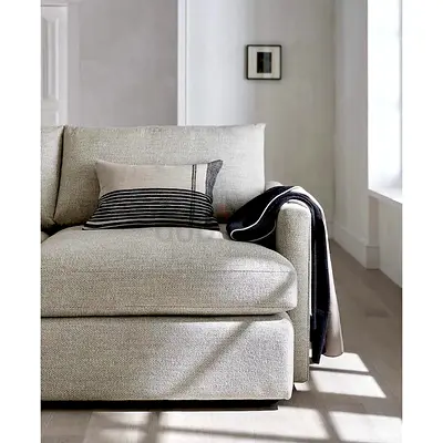 Crate&Barrel Lounge Deep feather filled Corner Sofa